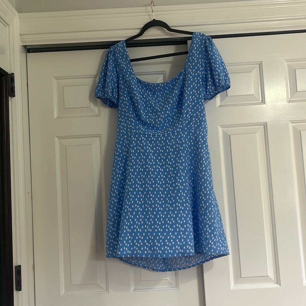 Blue dress, XXL, Lily Rose